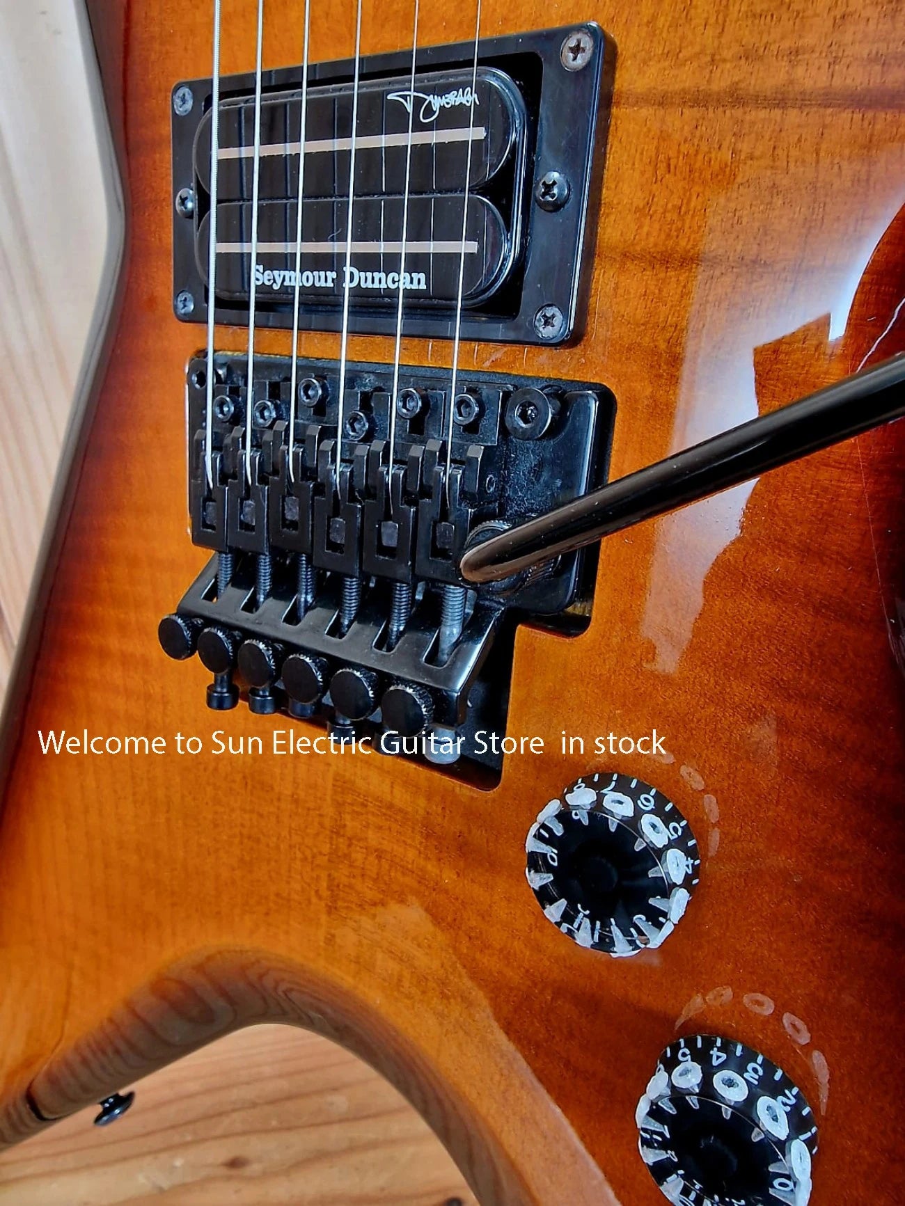 Stealth Floyd FM Electric Guitar Custom Shop — Trans Brazilia | KIMLUD