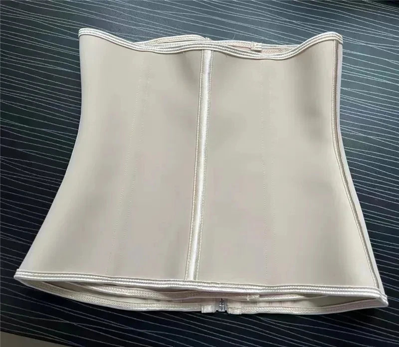 Latex Waist Trainer Women Binders And Sexy Corset Modeling Strap Body Shaper Colombian Girdles Steel Bone Slimming Belt