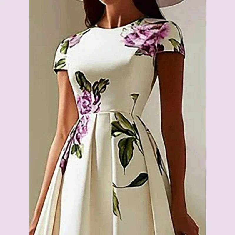 modigirl-2025-new-woman-flower-print-midi-dresses-summer-skinny-stand-collar-elegant-vintage-romantic-evening-dress-for-women-kimlud-kimlud-33922372