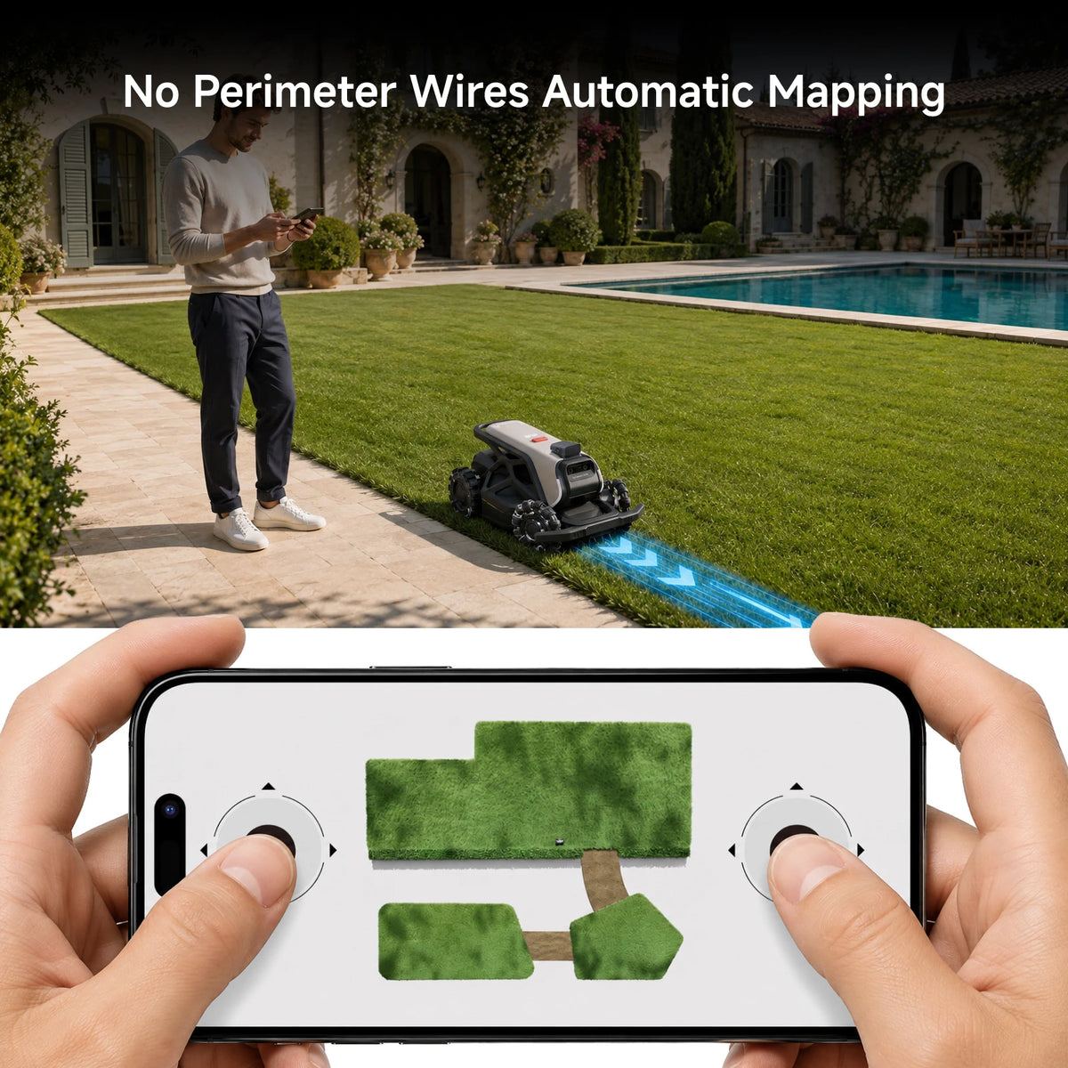 Robotic Lawn Mower – VSLAM Navigation – All-Terrain Chassis | KIMLUD