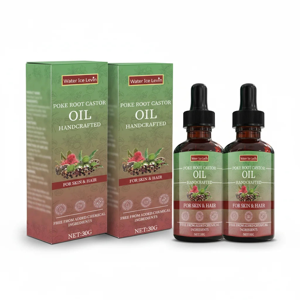 Poke Root Castor Oil Treatment Velvet Moisture For Skin And Hair — Emerald | KIMLUD