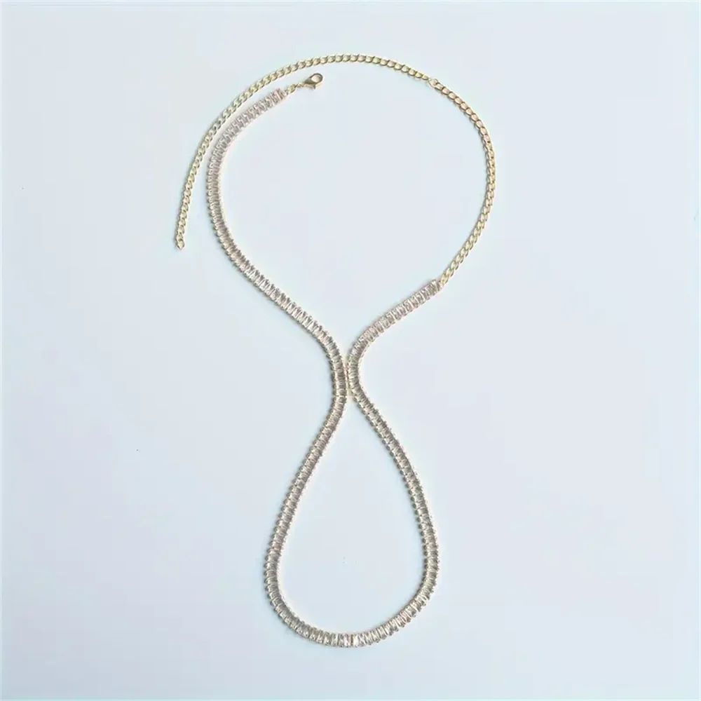 Fashionable Exquisite Tassel Rhinestone Ankle Nightclub Beach Party Ankle Elegant Women's Crystal Ankle Jewelry Accessories