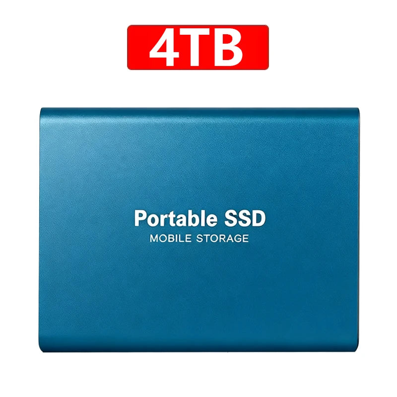 High-Speed Slim Portable External SSD 2TB — Black | KIMLUD
