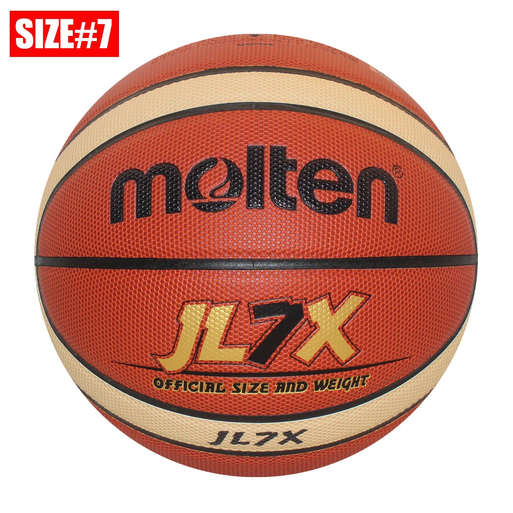 PU Basketball Official Size 7 6 5 — Orange | KIMLUD