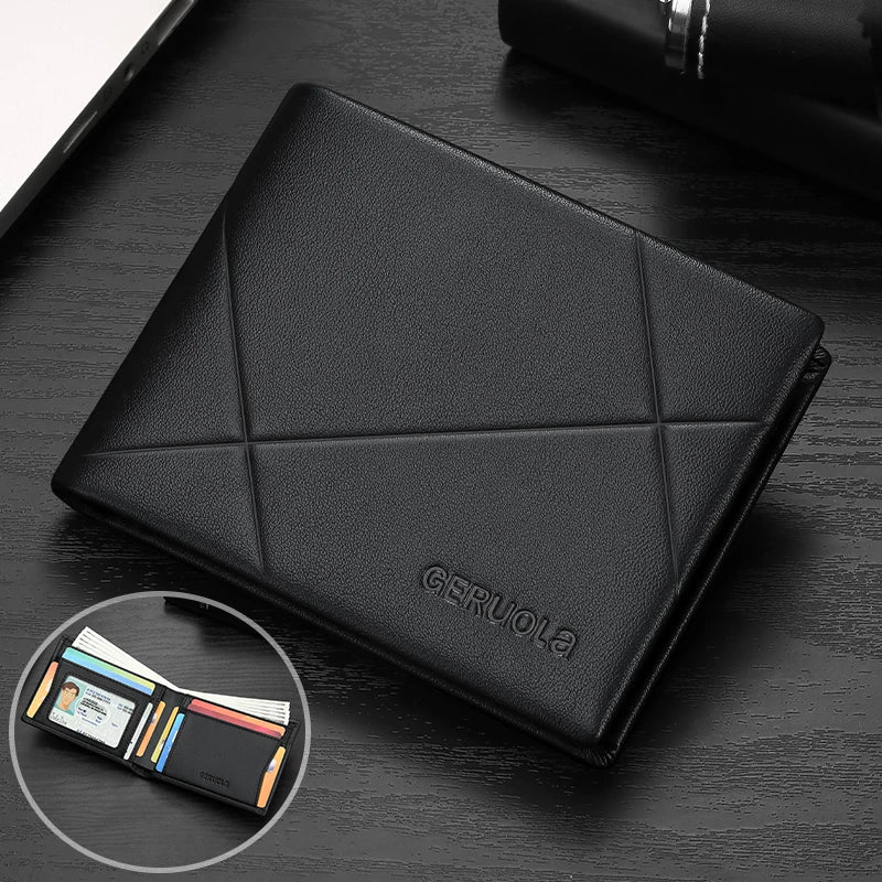 Men's Wallet – RFID Protection – Genuine Leather | KIMLUD