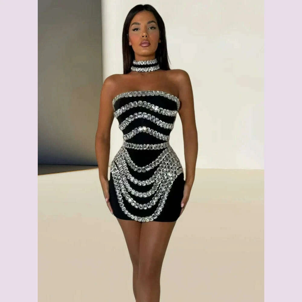 brand-new-ins-2025-women-black-strapless-crystal-bandage-bodycon-dress-designer-collar-elegant-mini-evening-party-dress-vestido-kimlud-kimlud-33913171