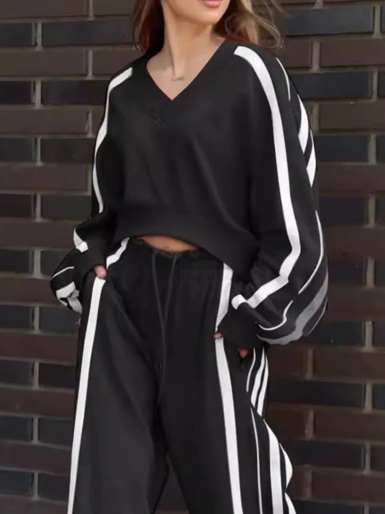 Two-Piece Set – Color-Blocked Design – Broadcloth | KIMLUD