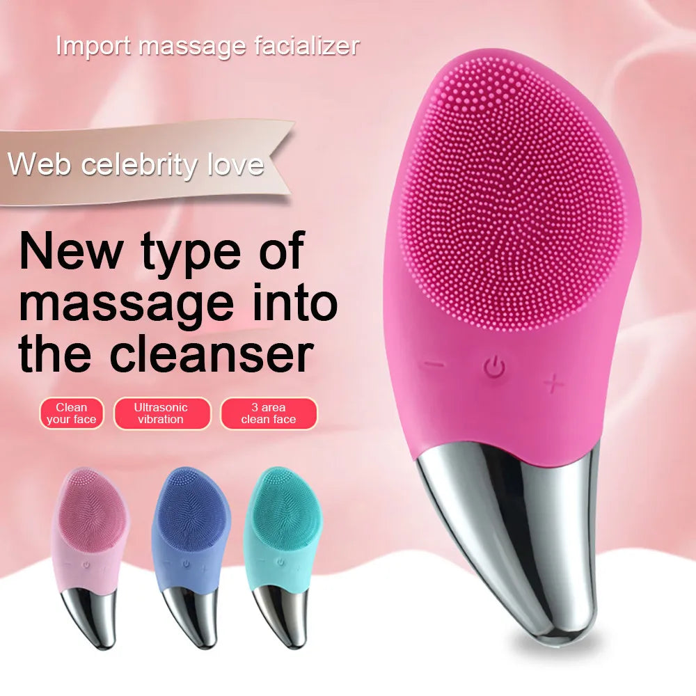 KIMLUD, Waterproof Facial Cleansing Brush for Men & Women Rechargeable Exfoliating Electric Face Scrubber Cleanser Brush, KIMLUD Womens Clothes