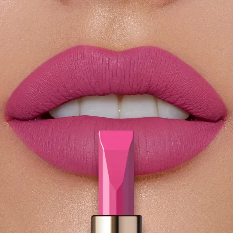 Long Lasting Matte Velvet Lipstick, Waterproof Sweat Resistant Formula, Silky Smooth Lip Color for Everyday & Valentine's Gift