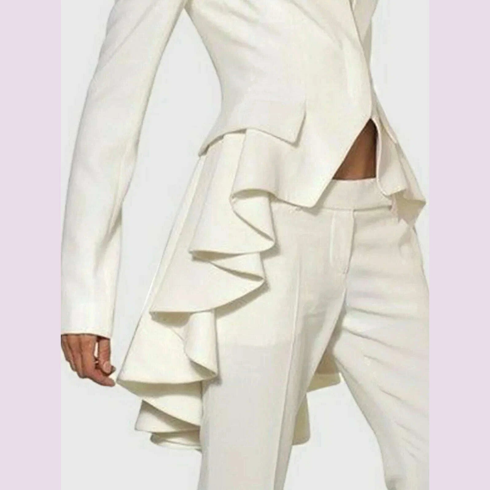 chic-blazer-woman-spring-autumn-long-sleeve-stand-collar-solid-coat-slim-ruffle-casual-jackets-vintage-tailed-blazers-outwears-kimlud-kimlud-33917455