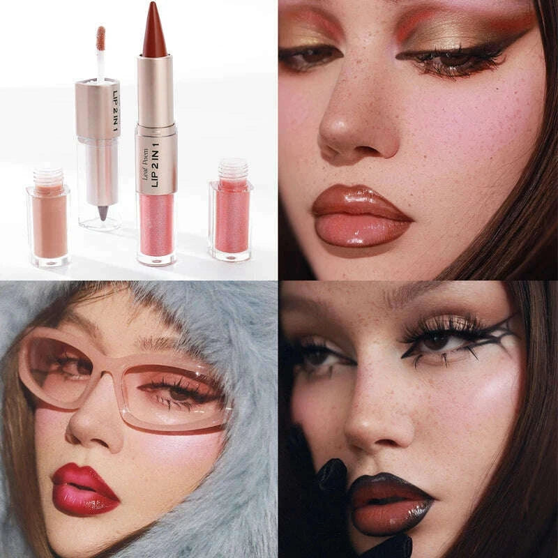 black-brown-tapered-lip-liner-contour-pencil-double-head-mirror-plumping-lip-glaze-crystal-lip-gloss-sexy-red-lips-tint-makeup-kimlud-kimlud-33921227