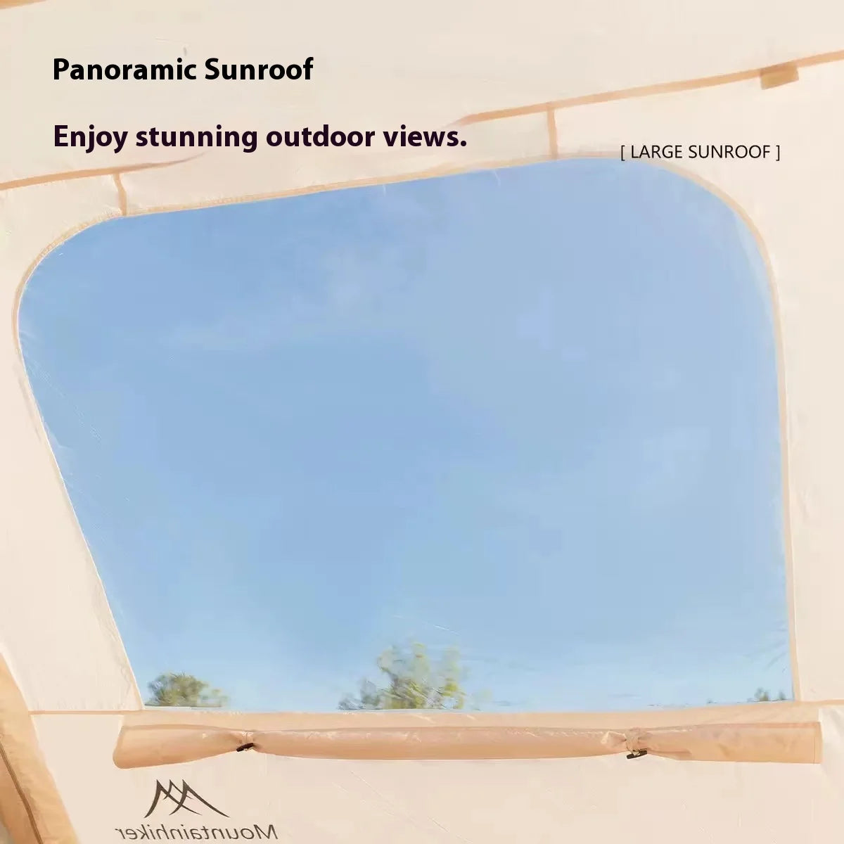 MOUNTAINHIKER Extra Large 3-6 Person Inflatable Family Camping Tent with High-Quality Windproof and Spacious Interior