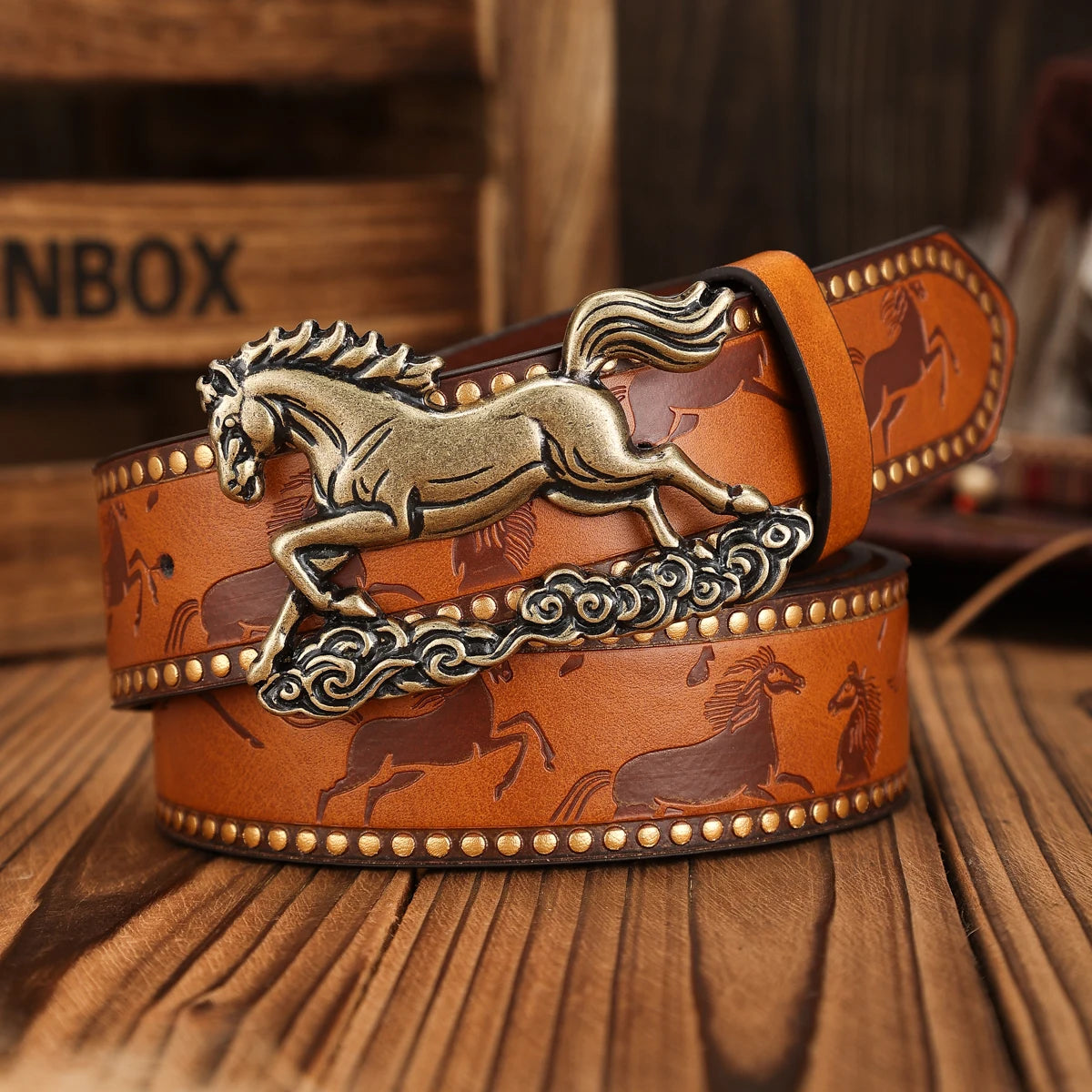 Belt – Unisex PU – Western Denim Retro Style For Daily Casual | KIMLUD
