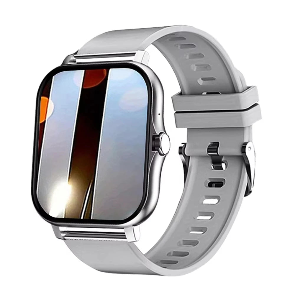 Carbon Fibre Framed Smart Watch Blood Oxygen Monitor — Pink | KIMLUD
