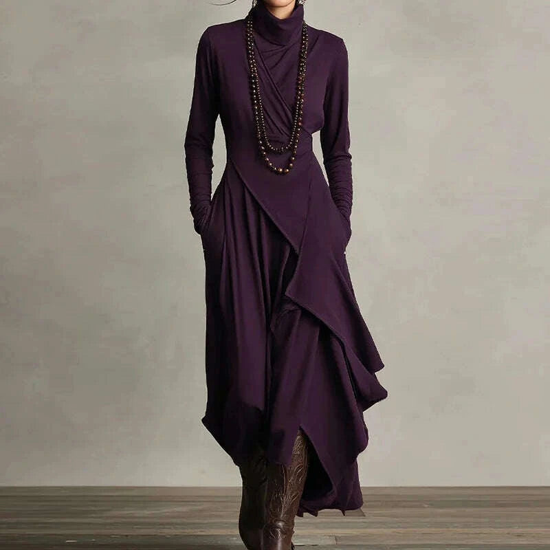 kimlud-spring-autumn-long-sleeve-solid-party-dress-women-holiday-turtleneck-simple-irregular-dress-new-fashion-patchwork-ladies-dress-kimlud-womens-clothes-35044799