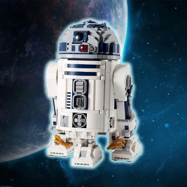 IN STOCK 50079 NEW FIT R2D2 R2-D2 Robot Star Space Union Model Building Block Bricks Boy Birthday Christmas Gift Toy Kid