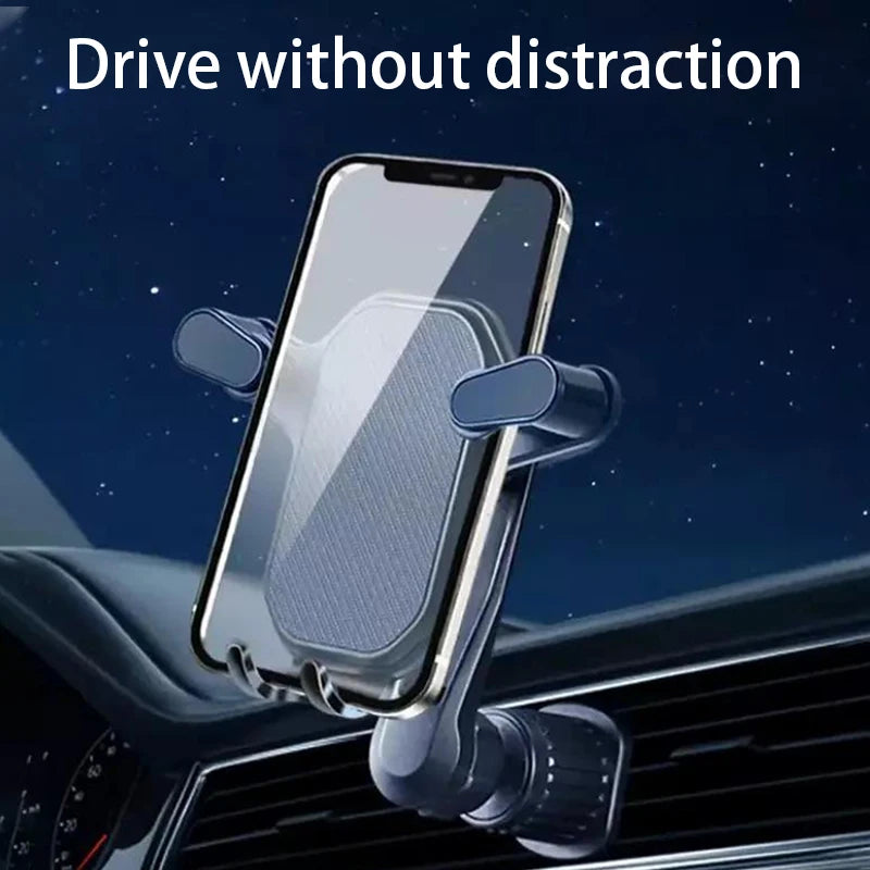 Car Phone Holder – 360-Degree Rotation – Black | KIMLUD