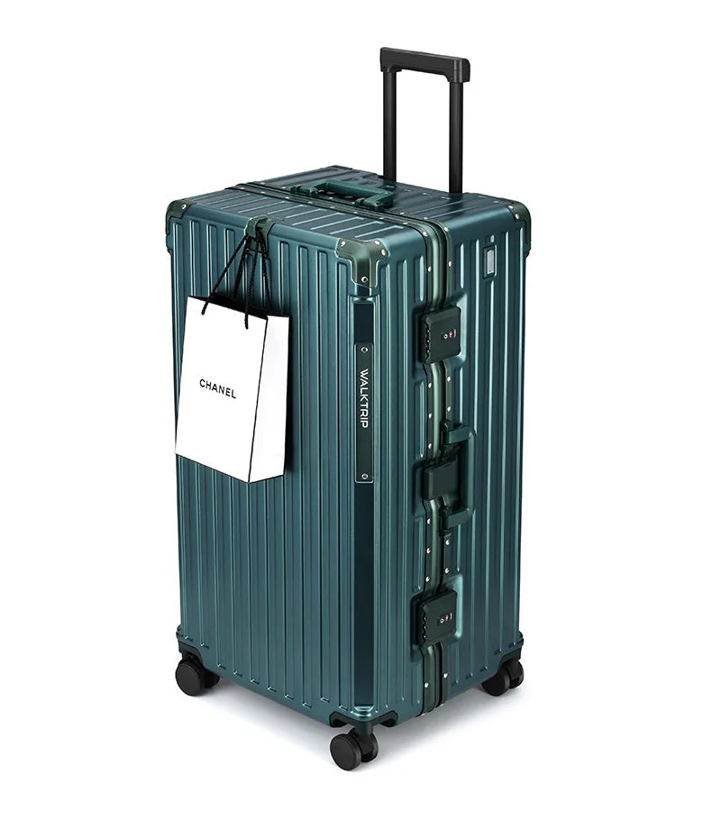 Plastic Luggage Set Large Capacity Spinner Case — 20Inches | KIMLUD