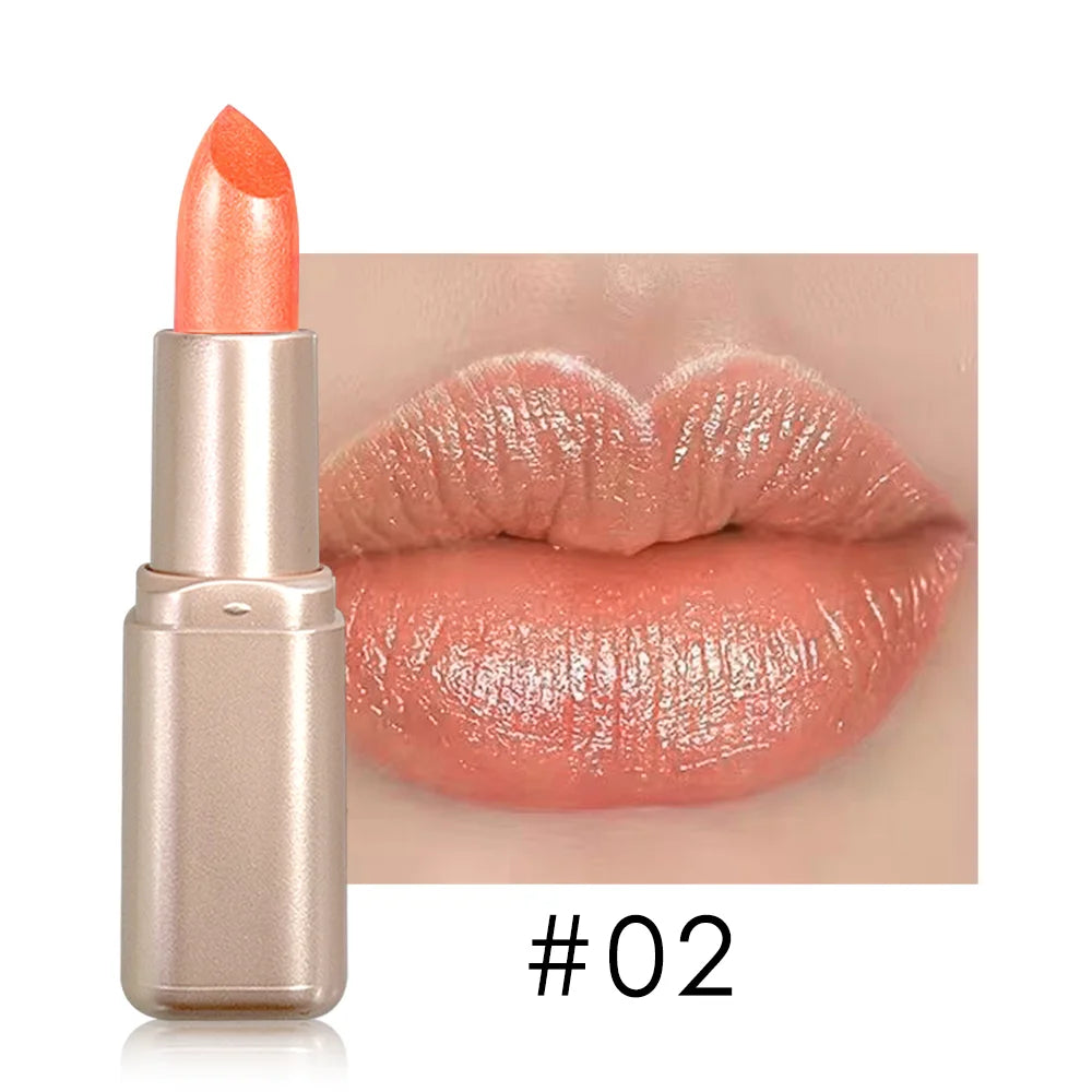 Lipstick – Long-Wear Waterproof – Lip Color – Pearlescent Pink | KIMLUD