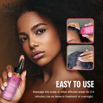 Batana Oil Hair Growth Set Traction Alopecia — Pink | KIMLUD