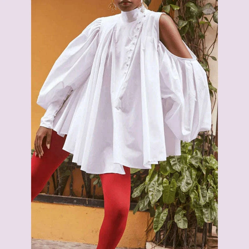 modigirl-2025-cotton-women-tops-and-blouses-summer-fall-high-neck-casual-oversize-puff-sleeves-buttoned-streetwear-shirts-femalekimlud-womens-fashion-34603145