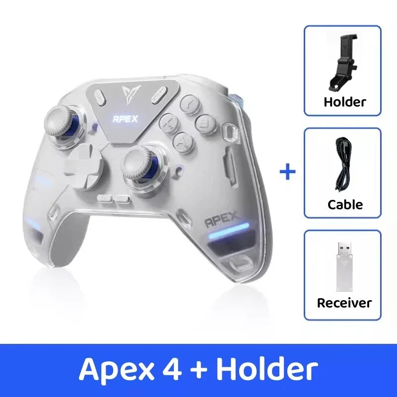 2024 New Flydigi APEX 4 Gaming Controller Wireless Elite Force Feedback Trigger Smart Handle Support PC/Switch/Mobile/TV Gamepad