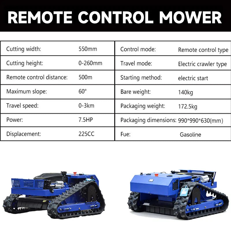 Robotic Lawn Mower – Wireless Remote Control – All-Terrain | KIMLUD
