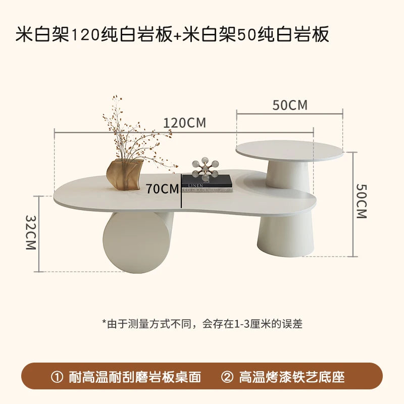 Wooden Side Table Modern Minimalist — Natural | KIMLUD
