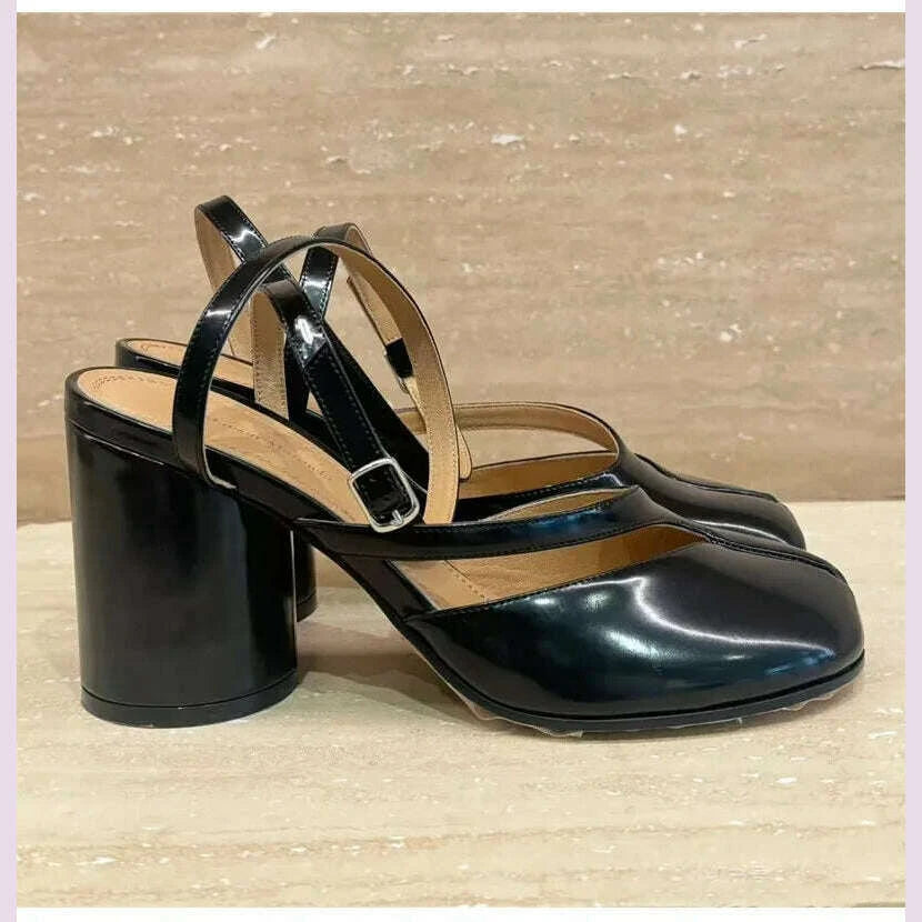 ins-style-fashion-patent-leather-split-toe-women-pumps-spring-summer-thick-high-heels-slingbacks-female-tabi-chunky-casual-shoeskimlud-womens-fashion-34621472