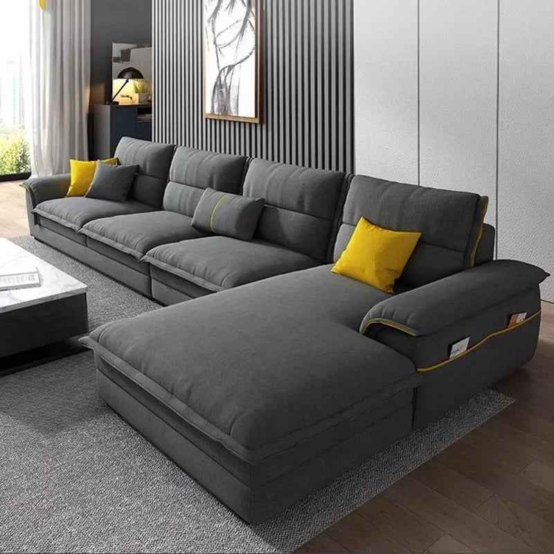 Foam Cushioned European-Style Daybed Sofa With Hidden Storage Compartments — Cream | KIMLUD