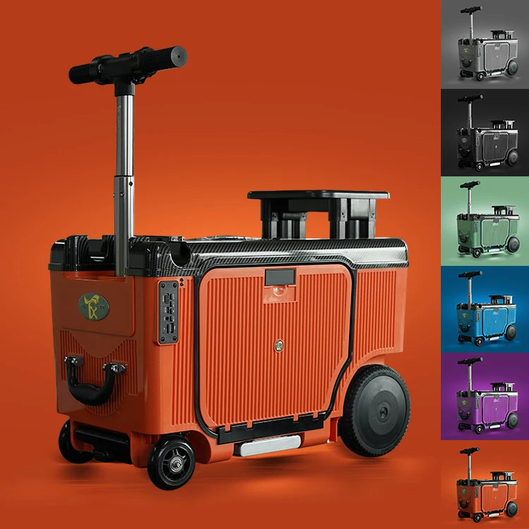 ABS-PC Luggage 20 Inch Electric Trolley — Custom Color | KIMLUD