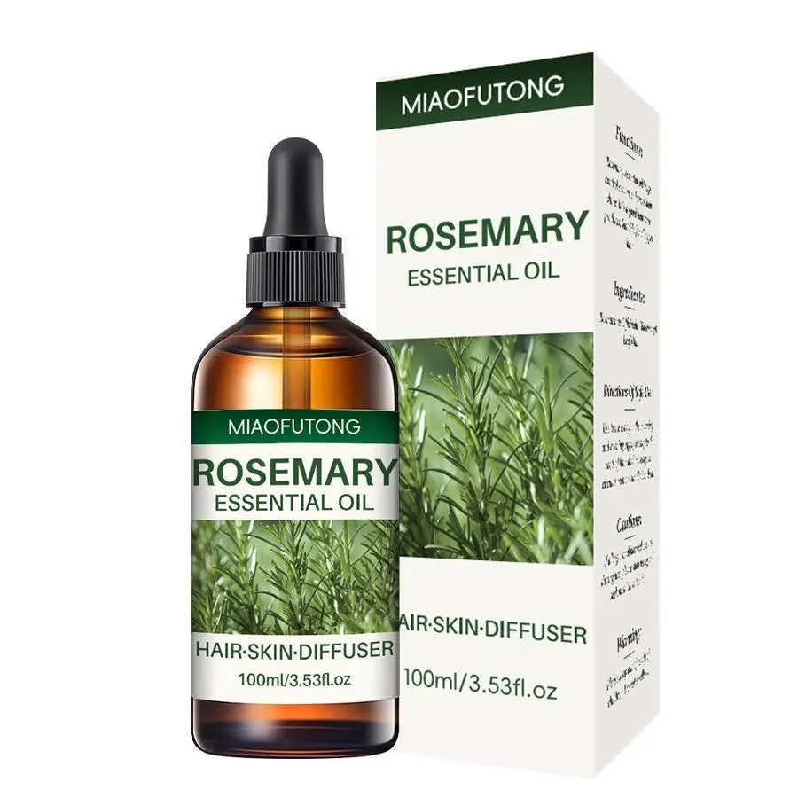 Rosemary-Infused Hair Growth Oil for Dry Damaged Hair and Scalp Care — Amber | KIMLUD