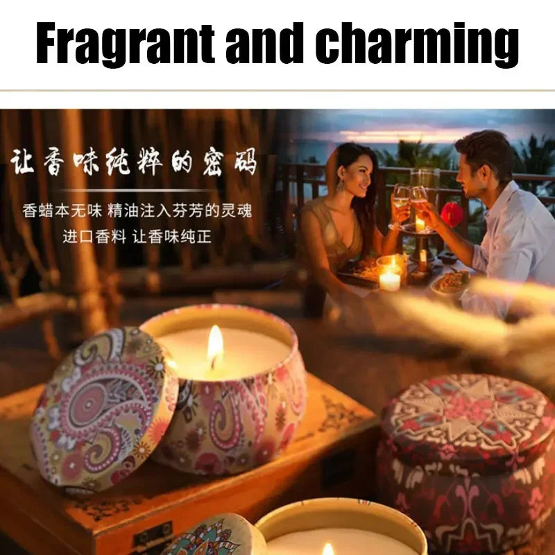 KIMLUD, Gbbma A box of notes Scented candles Use natural dried flowers candles For indoor aromatherapy, KIMLUD Womens Clothes