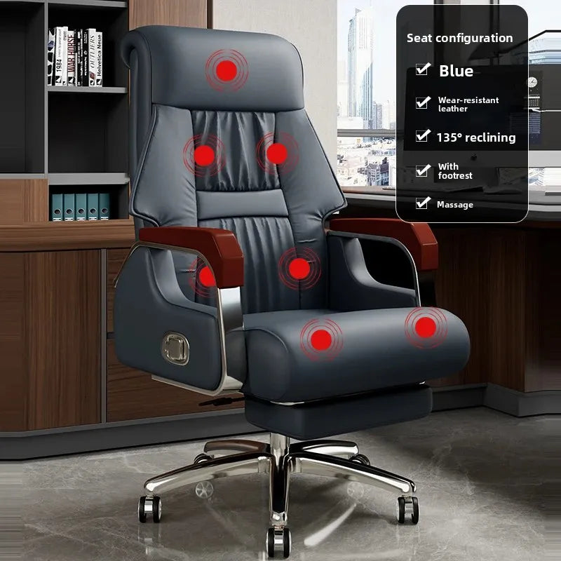 Lounge Ergonomic Office Chair Computer Desk Rolling Luxury Office Chair Arm Massage Cadeira De Escritorio Home Furniture