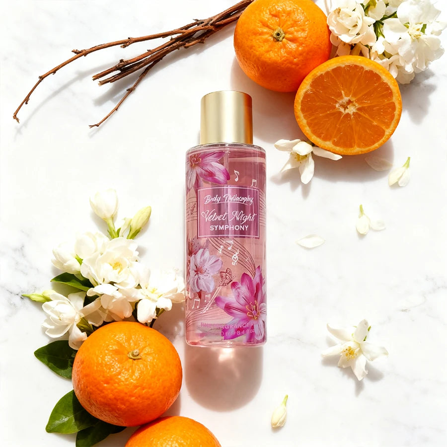 Floral Silk Body & Hair Mist Collection — Clear | KIMLUD