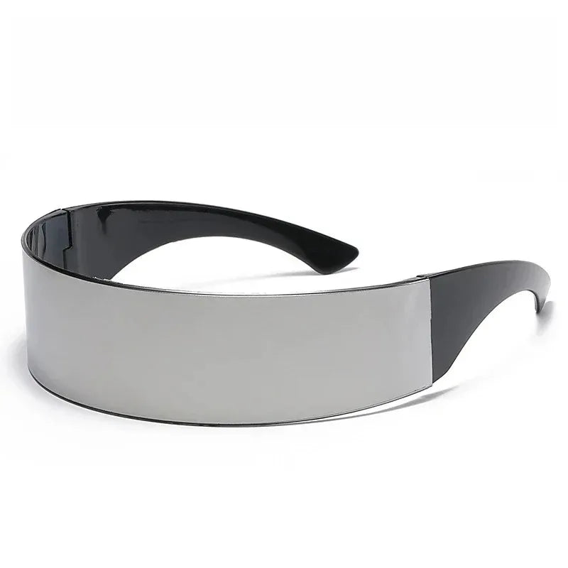 Polycarbonate Cyberpunk Goggles Sunglasses — Black | KIMLUD