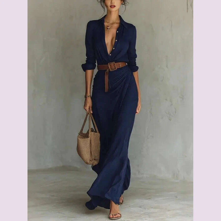 new-autumn-fashion-sexy-long-sleeve-v-neck-single-breasted-pleated-solid-color-loose-fit-ankle-length-dress-with-belt4-colorskimlud-womens-fashion-34621213