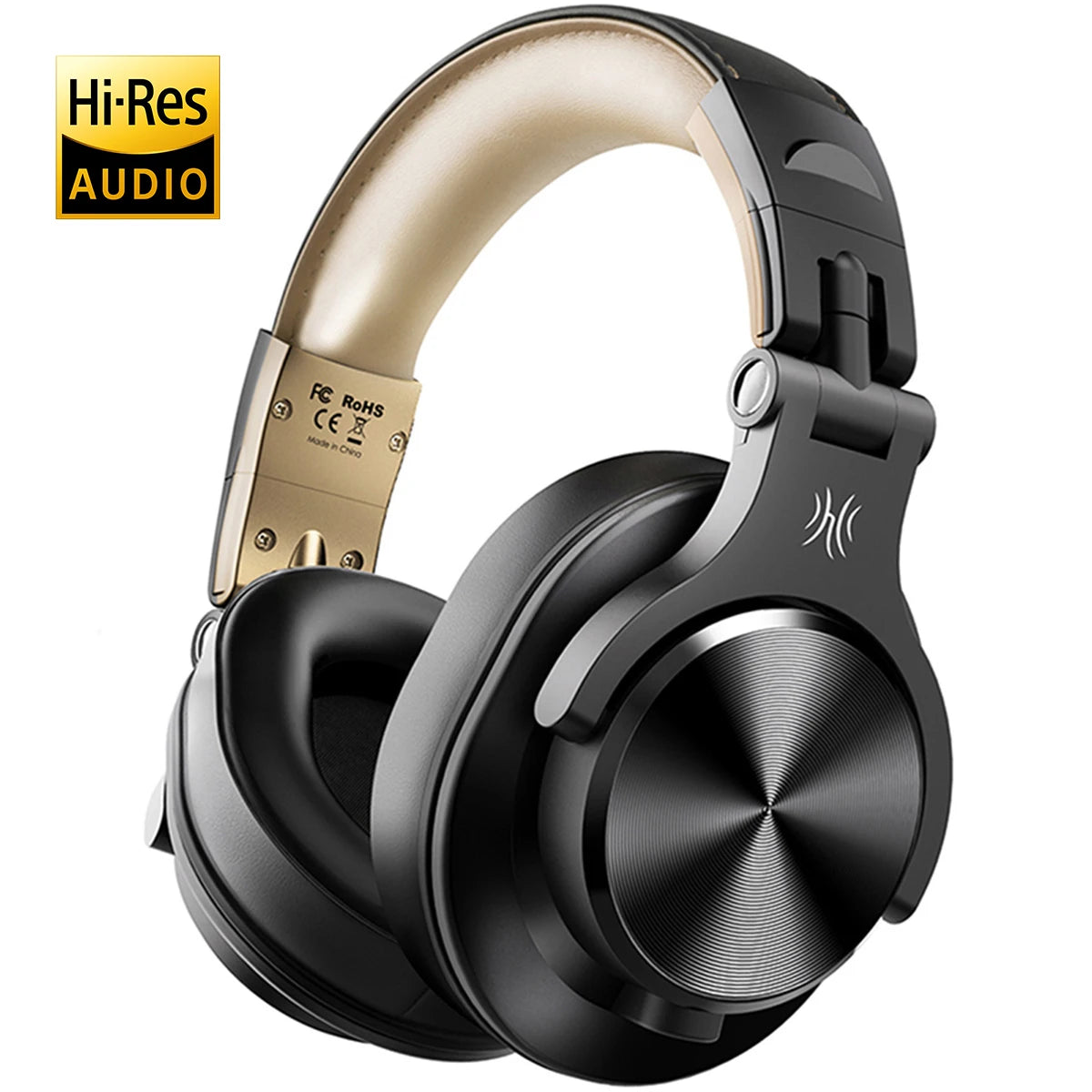 KIMLUD, Oneodio A70 Wireless Bluetooth 5.2 Headphones 72Hrs Over Ear Hi-Res Audio 3.5mm/6.35mm Wired Studio DJ Headset With Microphone, KIMLUD Womens Clothes