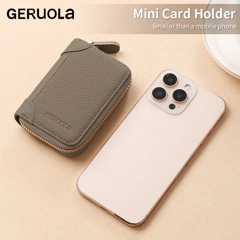 Card Holder – RFID Protected – Top-Grain Cowhide Leather | KIMLUD