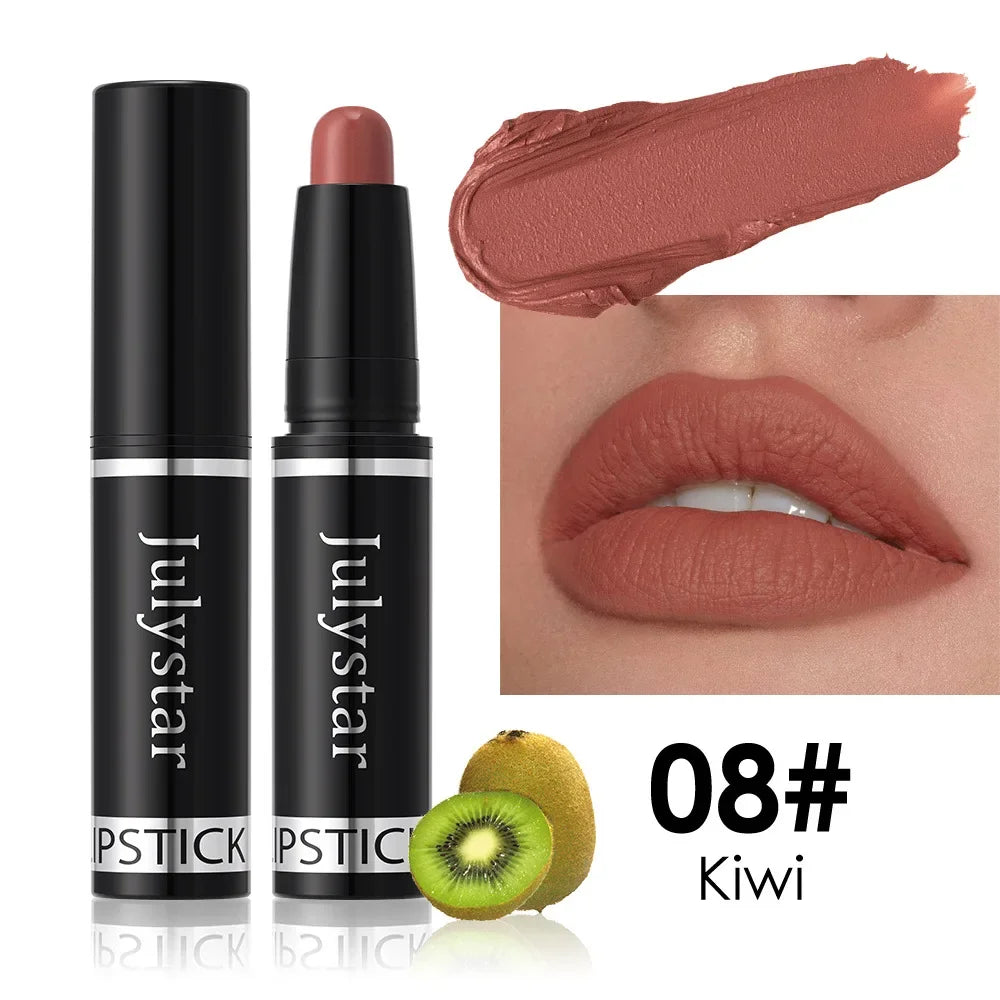 Matte Lipstick Pencil – Long-Lasting Waterproof – Nude Brown | KIMLUD