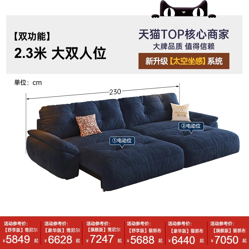 Minimalist Modern Sofa Foldable — Charcoal | KIMLUD