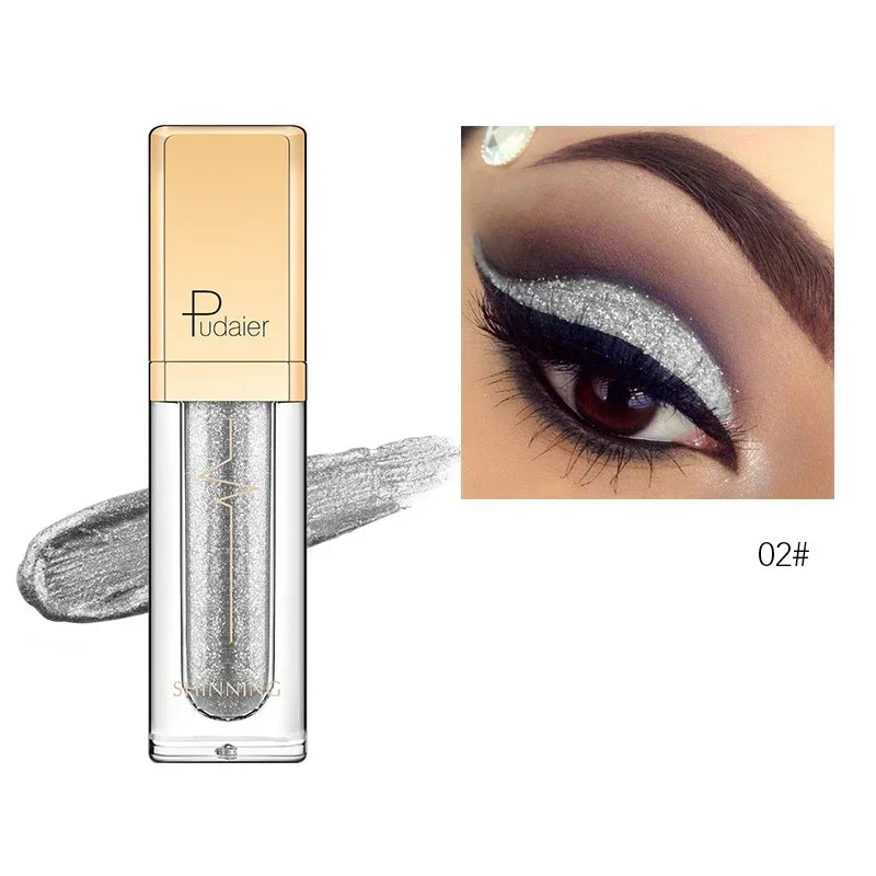 Liquid Eyeshadow – Waterproof – Gel – Purple Gold Metallic | KIMLUD