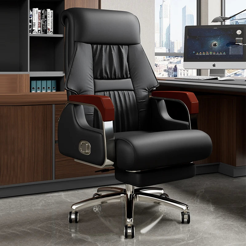 Lounge Ergonomic Office Chair Computer Desk Rolling Luxury Office Chair Arm Massage Cadeira De Escritorio Home Furniture