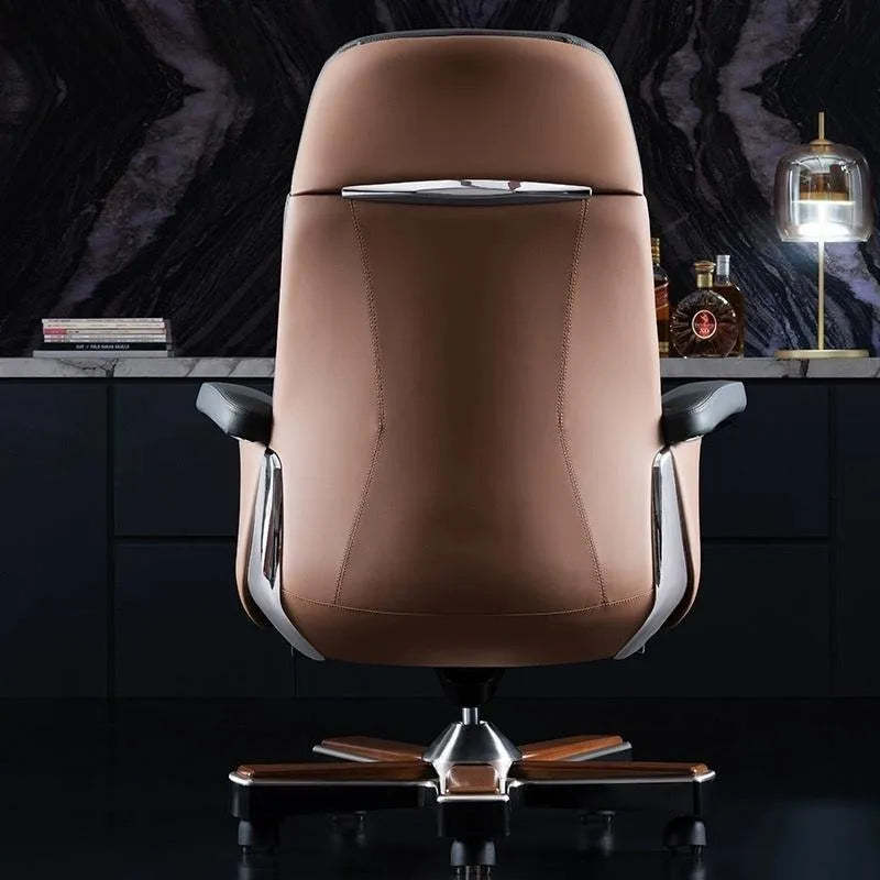 Office Chair - Modern Ergonomic - Cowhide | KIMLUD