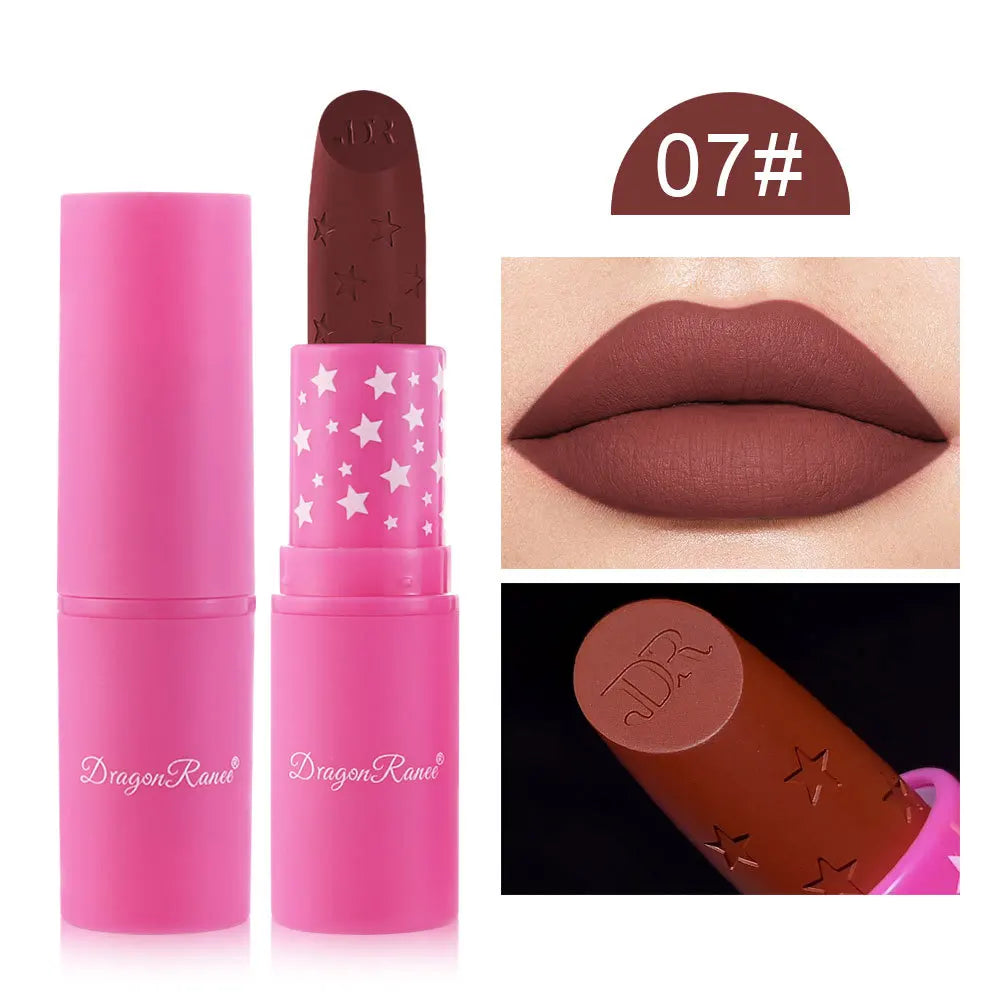 Velvet Matte Lipstick Waterproof — Nude Pink | KIMLUD