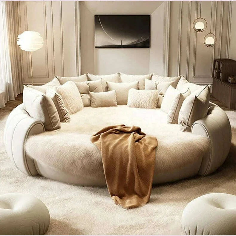 italian-light-luxury-round-bed-cream-wind-bedroom-wedding-bed-princess-aesthetics-fashion-letto-matrimoniale-home-furniturekimlud-womens-fashion-34622185