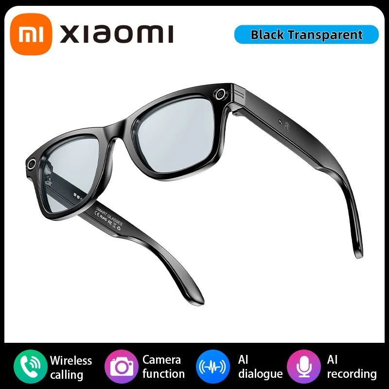 Xiaomi Smart Glasses Record Video AI Photo Recognition Answer Translation 260mAh Large Battery IP65 Waterproof Bluetooth Glasses