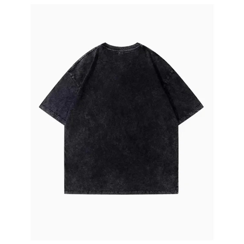 Men's T-Shirt – Gothic Style – Cotton – Loose Fitting | KIMLUD