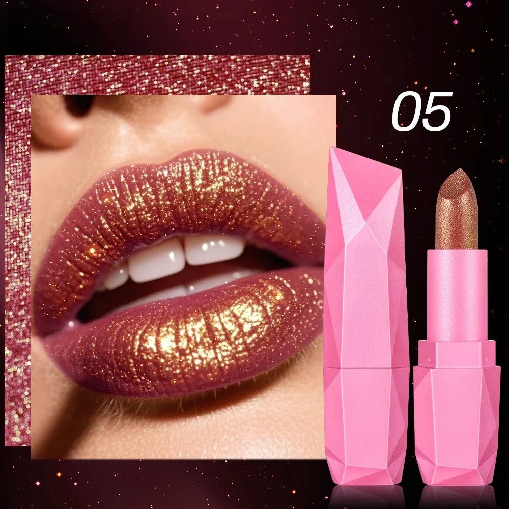 Lipstick – Glitter Lipstick Hydrating Formula – Lip Color | KIMLUD