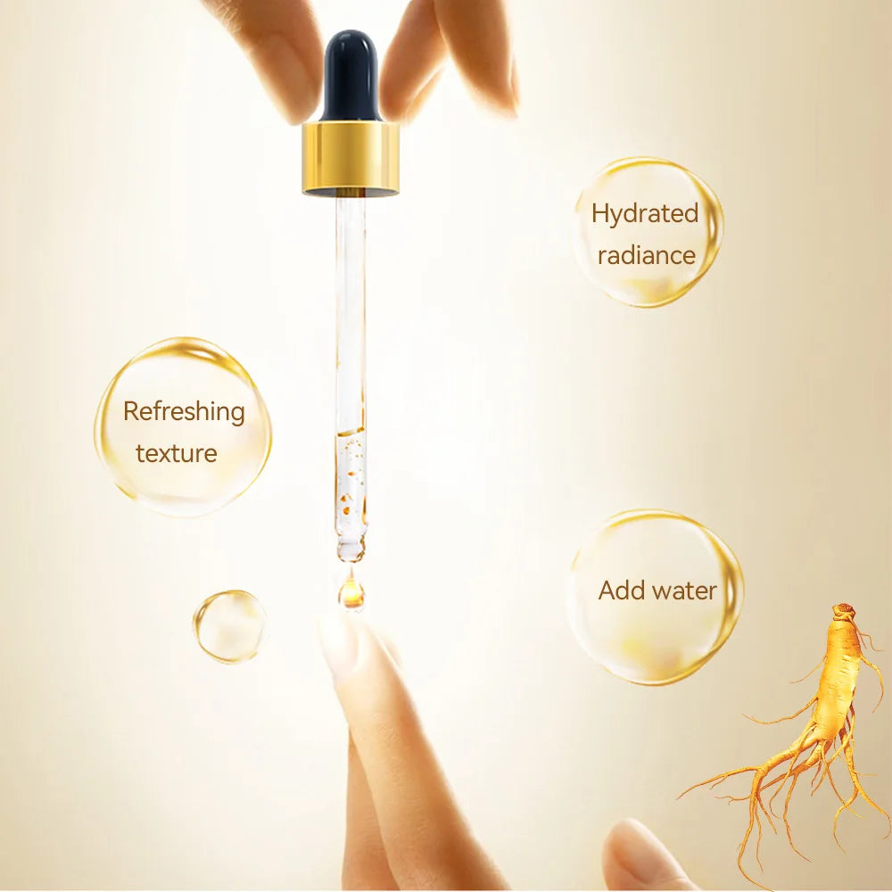 24K Gold Serum Hyaluronic Acid Anti Aging Lifting — Clear | KIMLUD
